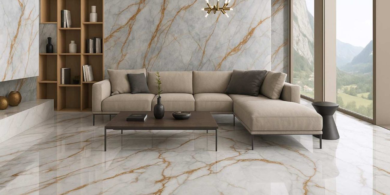 Marble tiles