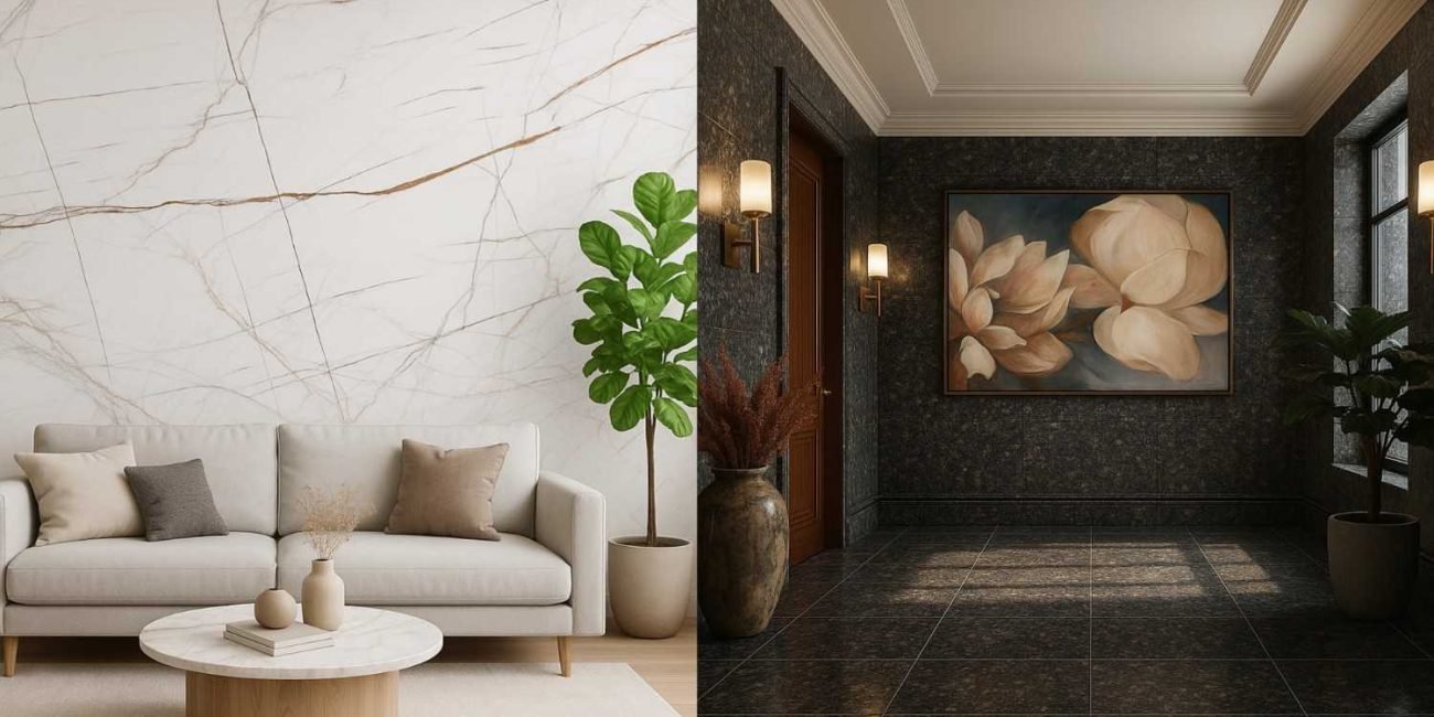 Granite and marble